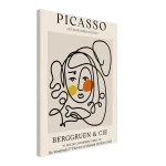 Picasso Abstract Face Canvas Print – Modern Line Art Exhibition Poster in Your Choice of Size - Image 5