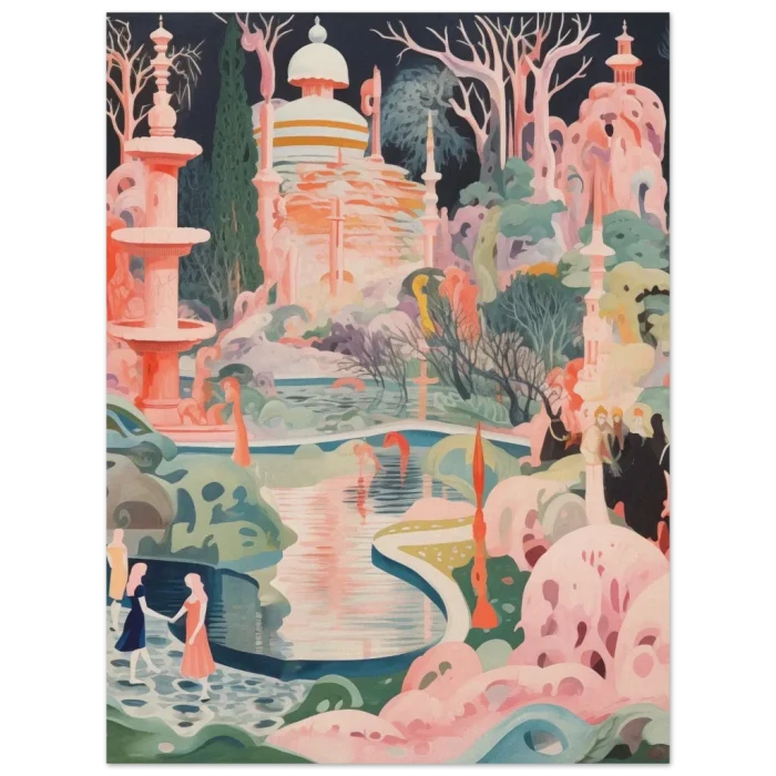 Enchanted Garden Dreams - Premium Matte Paper Poster - Image 6