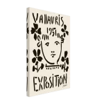 Picasso Vallauris 1957 Exhibition Poster – Vintage Inspired Art Canvas Print