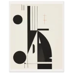 Abstract Geometric Mid-Century Art Print – Premium Matte Paper Poster in Multiple Sizes - Image 5