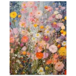 Abstract Floral Meadow: Vibrant Expressionist Wildflower Art Poster - Premium Matte Finish - Image 5