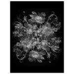 40 x 50 - Dark Bloom Botanical Art Print | Premium Matte Paper Poster with Ethereal Floral Design - Image 3