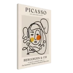 Picasso Abstract Face Canvas Print – Modern Line Art Exhibition Poster in Your Choice of Size - Image 4