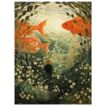 Enchanted Underwater Garden Art Print - Premium Matte Paper Poster - Image 6