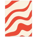 Retro Swirls 40x50 cm - Premium Matte Paper Poster - Image 3