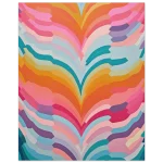 Abstract Swirls - Premium Matte Paper Poster: Vibrant Geometric Wall Art in Your Chosen Size