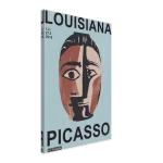 Abstract Picasso-Inspired Face Poster – Modern Clay Art Aesthetic Wall Decor Canvas - Image 2