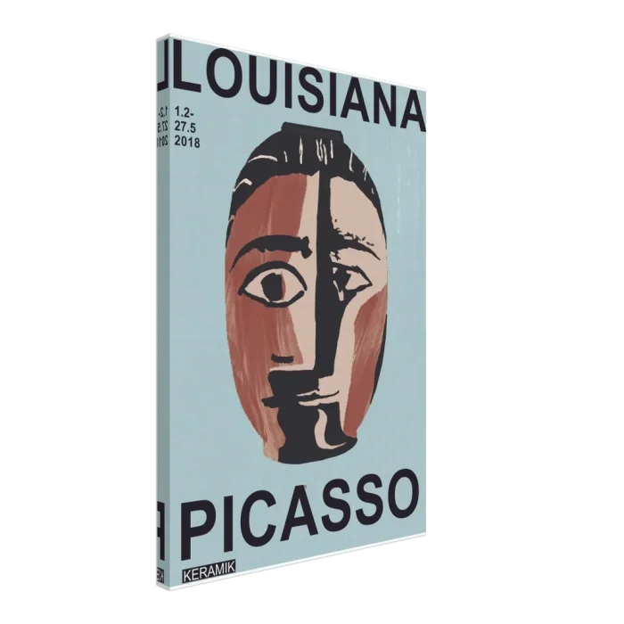 Abstract Picasso Face Poster – Modern Clay Art Aesthetic Wall Decor Canvas - Image 2