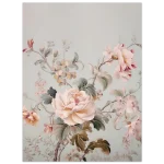 Delicate Peony & Botanical Art Print - Premium Matte Paper Poster in various sizes - Image 3