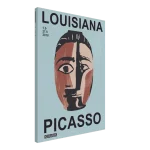 Abstract Picasso-Inspired Face Poster – Modern Clay Art Aesthetic Wall Decor Canvas - Image 4