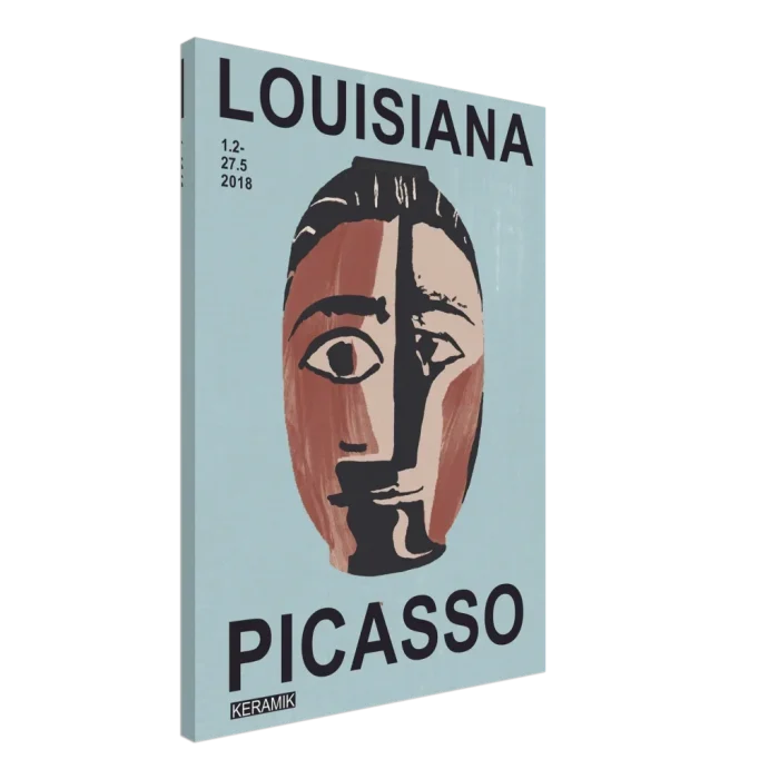 Abstract Picasso Face Poster – Modern Clay Art Aesthetic Wall Decor Canvas - Image 4