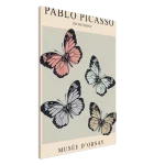 Picasso's The Butterfly – Elegant Pastel Butterfly Art Print | Modern Museum Wall Decor - Image 3