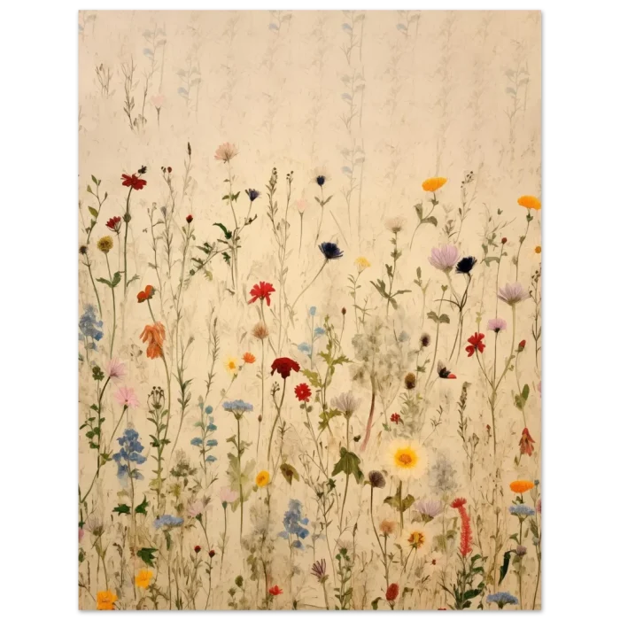 Wildflower Meadow Impression - Premium Matte Paper Poster - Image 5