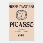 Picasso Museum d'Antibes 1948 Exhibition Poster – Vintage Art Print on Canvas, Choose Your Size - Image 6