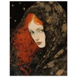 Mystic Red-Haired Woman - 40 x 50 Premium Matte Paper Poster - Image 5