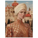 Exotic Eastern Princess Art Print – Premium Matte Paper Poster - Image 6