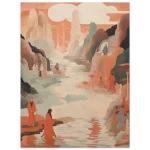 Abstract Horizon - Premium Matte Paper Poster with a Dreamy Desert Landscape Vibe - Image 4