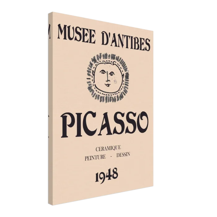 Picasso Museum d'Antibes 1948 Exhibition Poster – Vintage Art Print on Canvas, Choose Your Size - Image 5