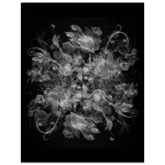 40 x 50 - Dark Bloom Botanical Art Print | Premium Matte Paper Poster with Ethereal Floral Design - Image 5