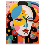 Abstract Expressionist Woman Pop Art Poster - 40 x 50 Premium Matte Paper - Image 3
