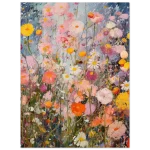 Abstract Floral Meadow: Vibrant Expressionist Wildflower Art Poster - Premium Matte Finish - Image 6