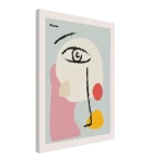 Abstract Picasso-Inspired Face Canvas – Modern Cubist Wall Art with Playful Hues - Image 5