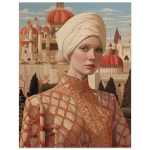 Exotic Eastern Princess Art Print – Premium Matte Paper Poster - Image 5