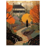 Enchanted Autumnal Estate Art Print - Premium Matte Paper Poster - Image 3