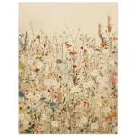 Wildflower Meadow Art Print - Premium Matte Paper Poster in Various Sizes - Image 2