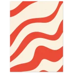 Retro Swirls 40x50 cm - Premium Matte Paper Poster - Image 4