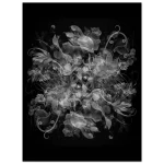 40 x 50 - Dark Bloom Botanical Art Print | Premium Matte Paper Poster with Ethereal Floral Design - Image 2