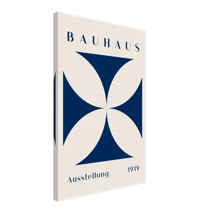 Bauhaus Exhibition 1919 Reimagined - Mid-Century Modern Minimalist Poster - Image 2