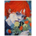 Redhead Reverie: Enigmatic Bloom 40x50 Premium Matte Paper Poster - Image 5