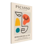 Abstract Picasso-Inspired Face Canvas Print – Vibrant Modern Art for Your Walls - Image 4