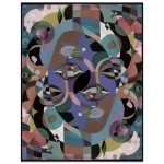 Abstract Geometric Face Art Print - Premium Matte Paper Poster in Multiple Sizes - Image 5