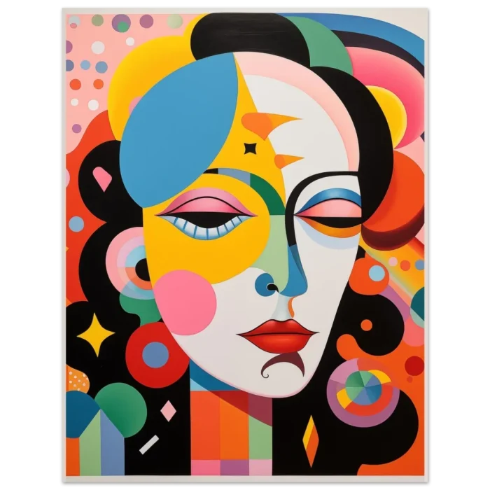 Abstract Expressionist Woman Pop Art Poster - 40 x 50 Premium Matte Paper - Image 5