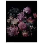 Timeless Floral Bouquet - Dark Academia Style Premium Matte Paper Poster in Multiple Sizes - Image 4