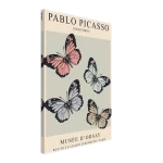 Picasso's The Butterfly – Elegant Pastel Butterfly Art Print | Modern Museum Wall Decor - Image 2