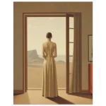 Desert Serenity: Minimalist Elegance Matte Paper Poster – Available in Multiple Sizes - Image 5