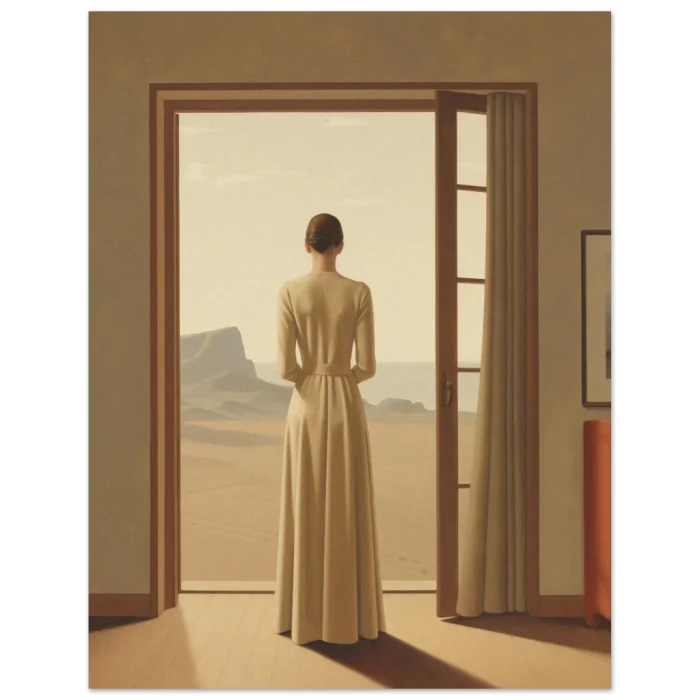 Desert Serenity: Minimalist Elegance Matte Paper Poster – Available in Multiple Sizes - Image 5