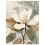 Soft Watercolor Magnolia Bloom - Premium Matte Paper Poster, 40 x 50 cm - Image 6