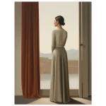 Desert Serenity: Elegant Figural Artwork - Premium Matte Paper Poster in various sizes - Image 3