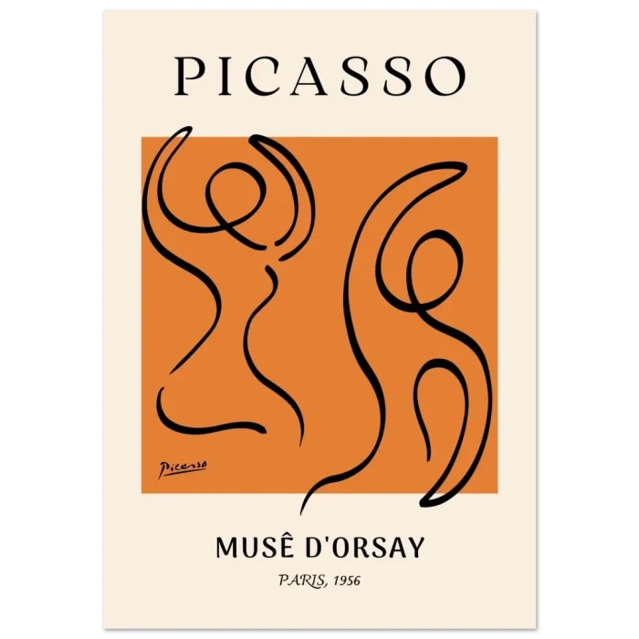 Picasso Abstract Dancers Musée D'Orsay Premium Matte Paper Poster - Image 2