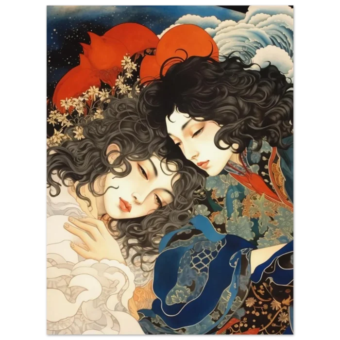 Dreaming Reverie - Japanese Art Poster | Premium Matte Paper in Multiple Sizes - Image 2