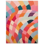 Abstract Swirls & Waves - Premium Matte Paper Poster, Vibrant Geometric Art in Your Choice of Six Sizes - Image 6