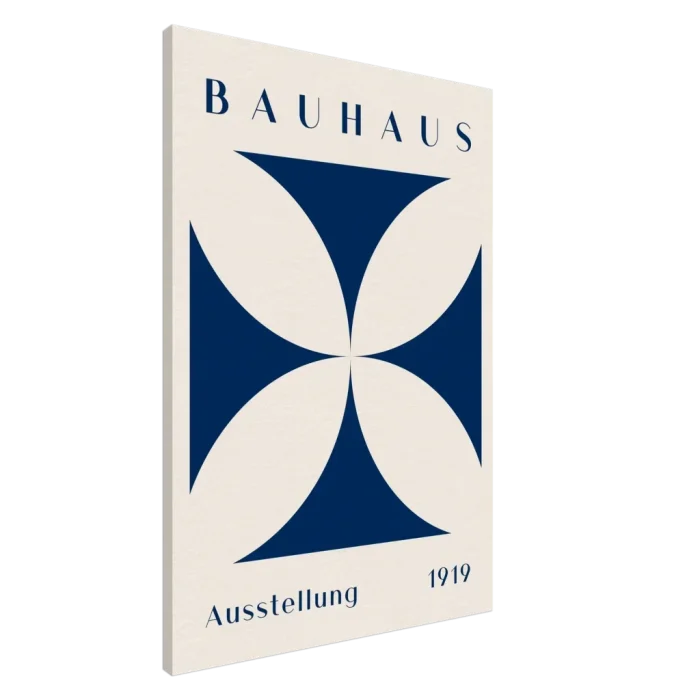 Bauhaus Exhibition 1919 Reimagined - Mid-Century Modern Minimalist Poster - Image 3