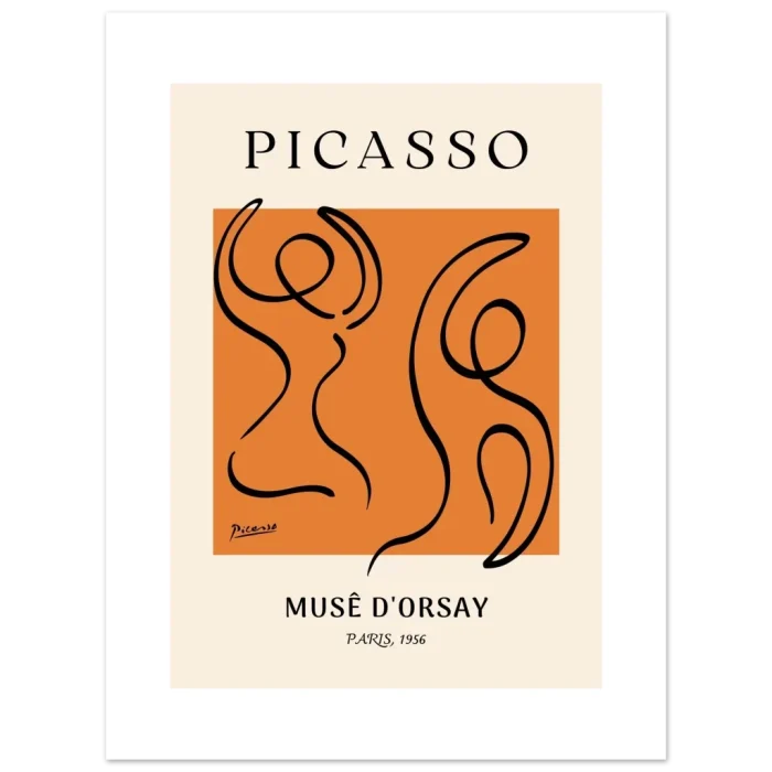 Picasso Abstract Dancers Musée D'Orsay Premium Matte Paper Poster - Image 3