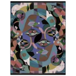 Abstract Geometric Face Art Print - Premium Matte Paper Poster in Multiple Sizes - Image 2