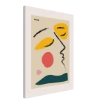 Abstract Picasso-Inspired Face Poster – Modern Organic Shapes Wall Art with Bold Color Palette - Image 5
