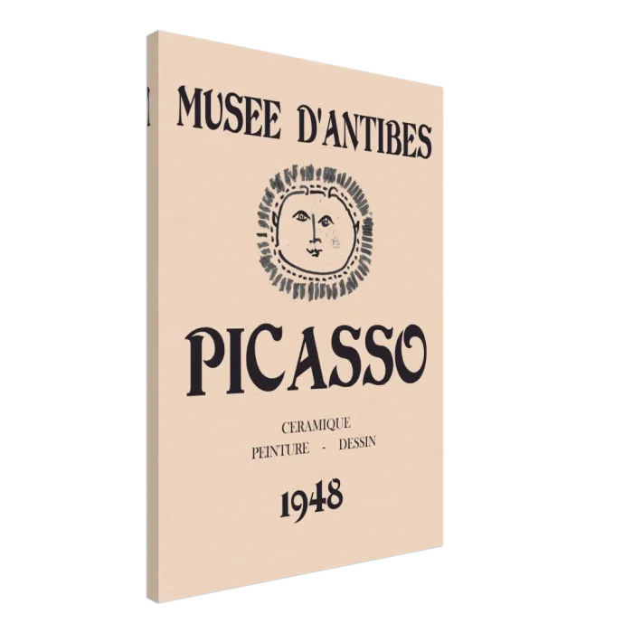 Picasso Museum d'Antibes 1948 Exhibition Poster – Vintage Art Print on Canvas, Choose Your Size - Image 4